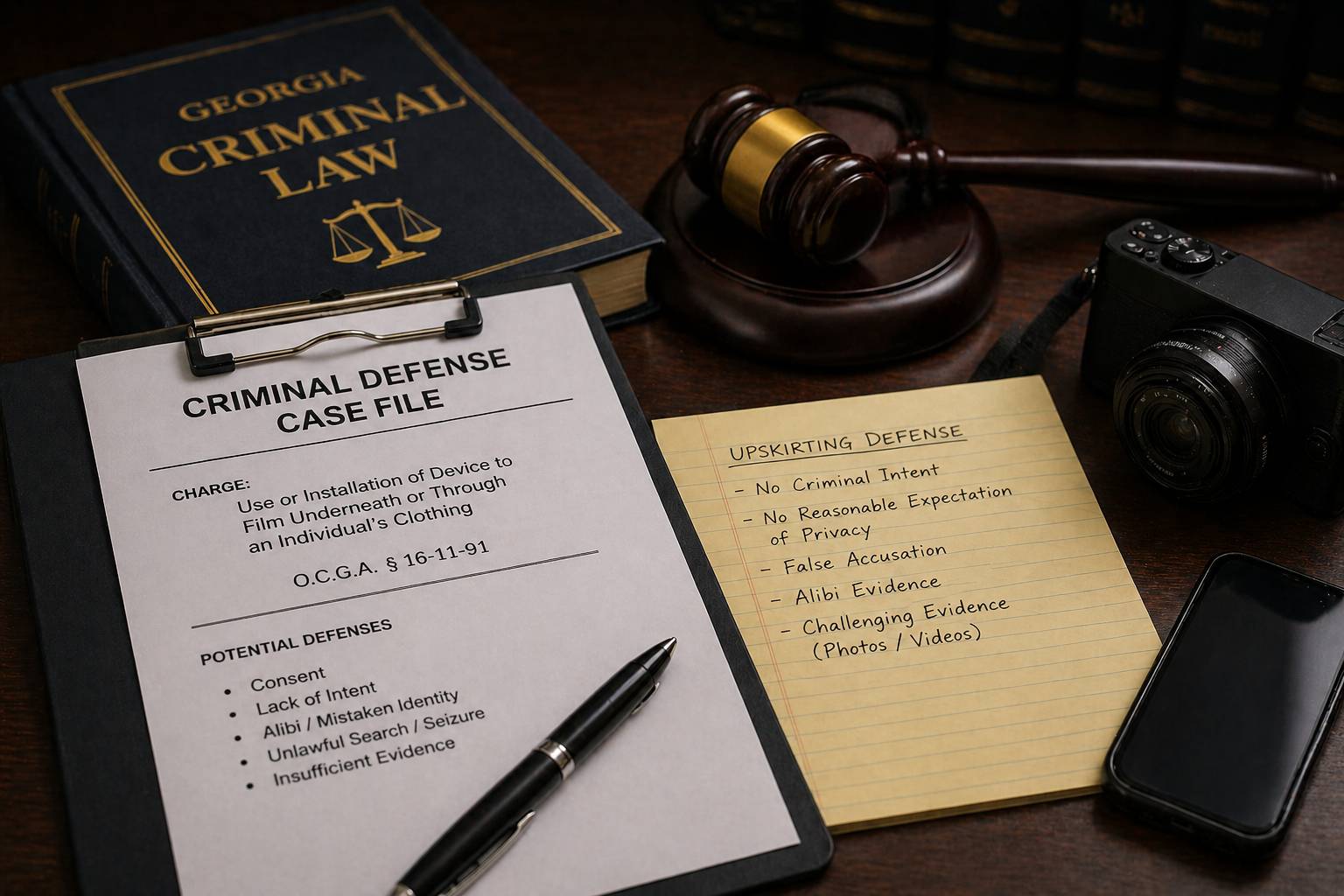 Defense Lawyers for Upskirt Photo Charges in Georgia